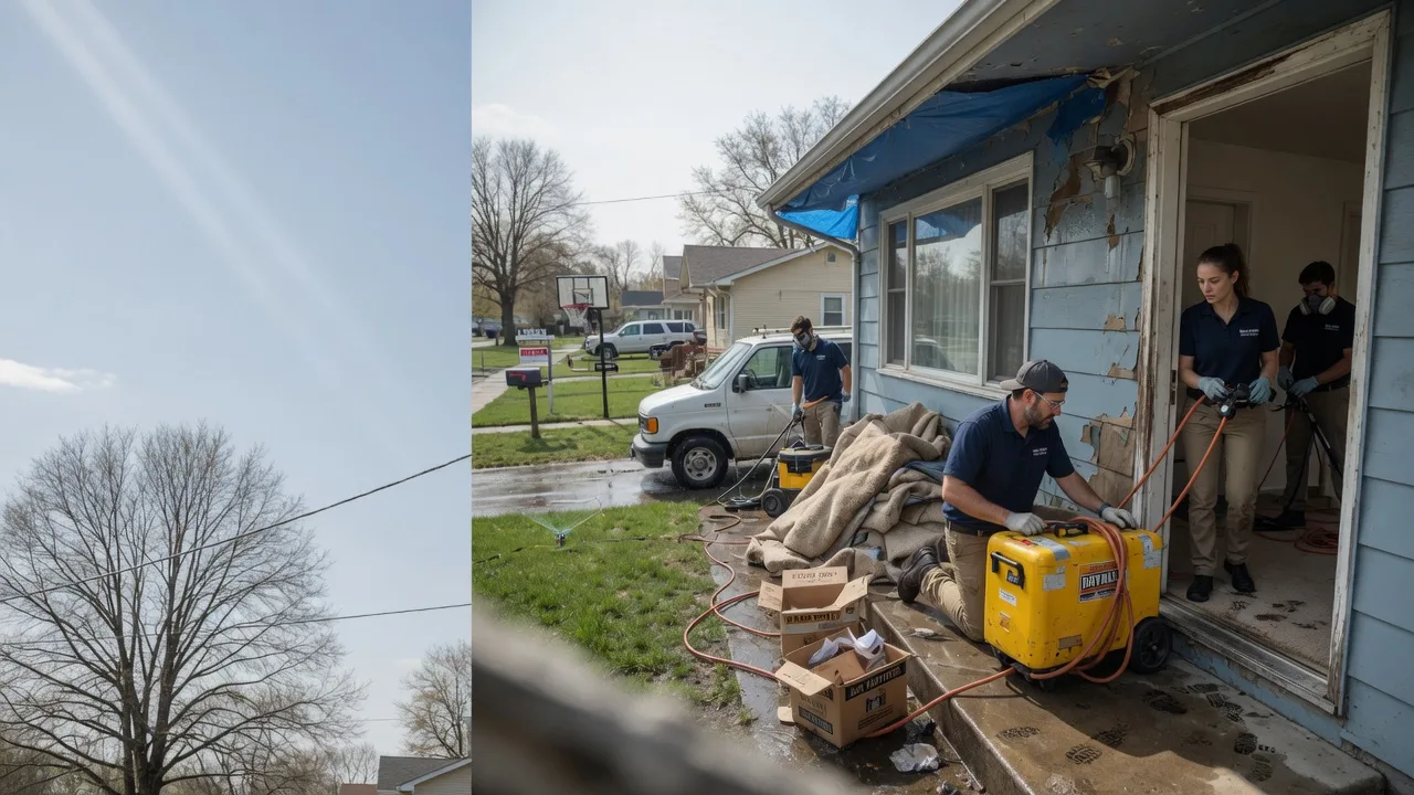 Basement Flood Cleanup in Altamont, IL near me